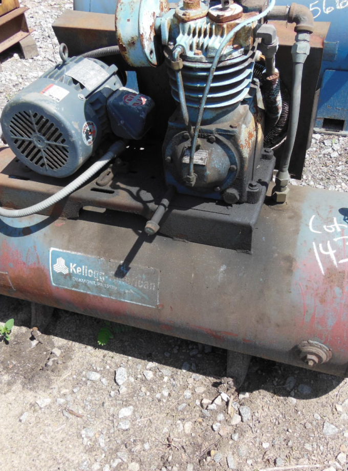 KELLOGG 5 HP AIR COMPRESSOR