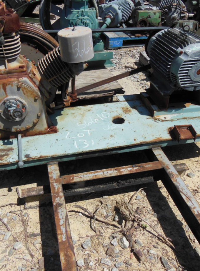 25 HP MOTOR AND PUMP PARTS TO "AIR COMP"