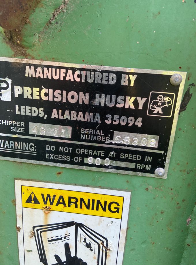 PRECISION 48" Drop Feed Chipper