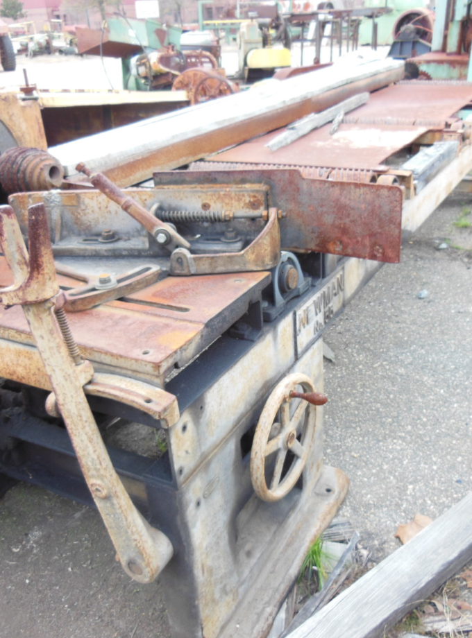 Newman M55 Planer Feed Table