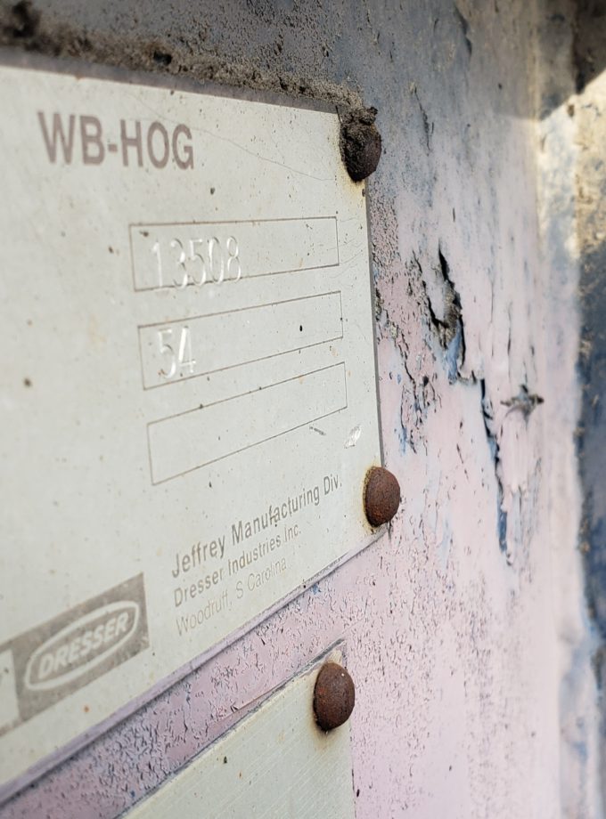 Jeffrey WB54 Wood Hog