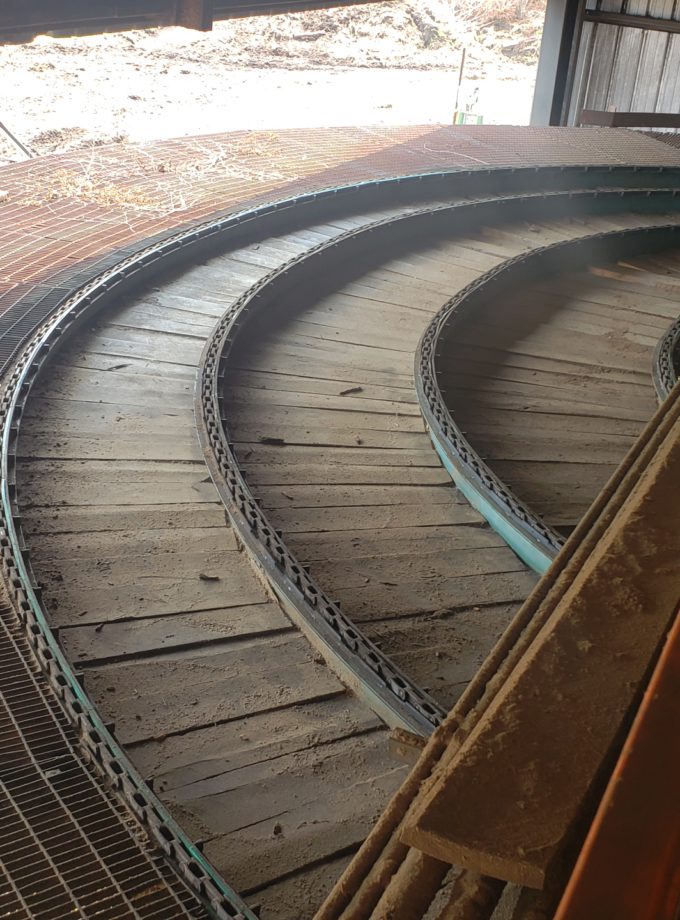 Radial 180 Degree 4 Strand Transfer Deck