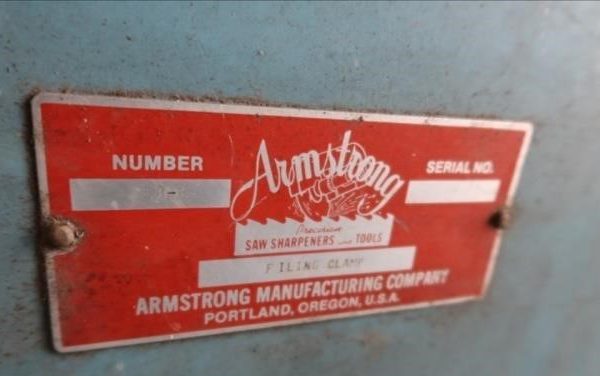 ARMSTRONG #4 RH Bandsaw Sharpener