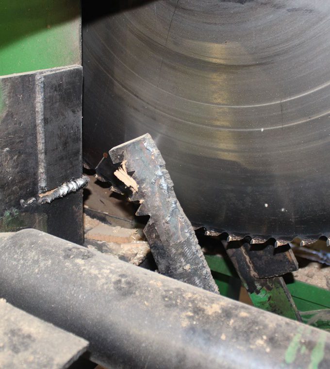 Custom Timber Cutoff Saw