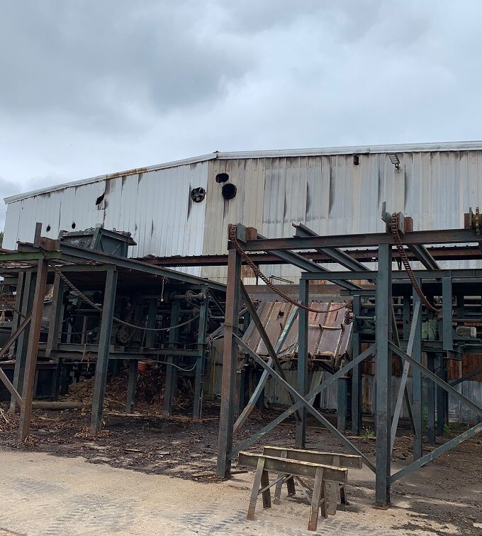 Small Log Cut-Up Line