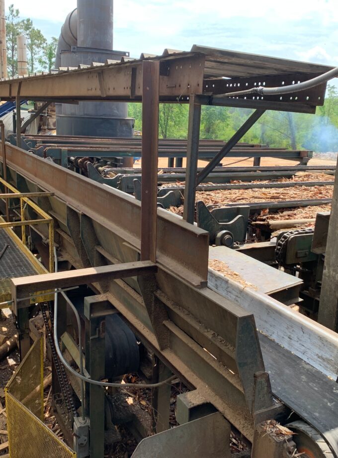 Small Log Cut-Up Line