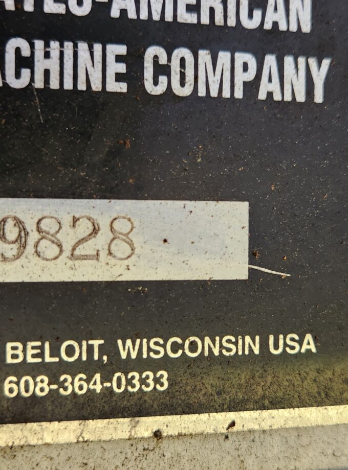 YATES AMERICAN A15 Planer Matcher